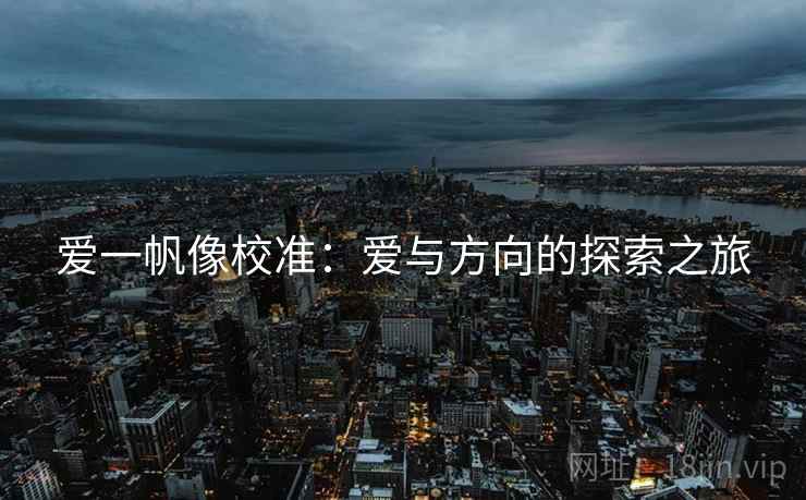 爱一帆像校准：爱与方向的探索之旅